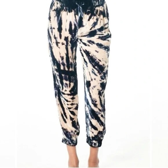 Young Fabulous & Broke Navy Tie Dye Joggers, Size XS - Picture 1 of 9